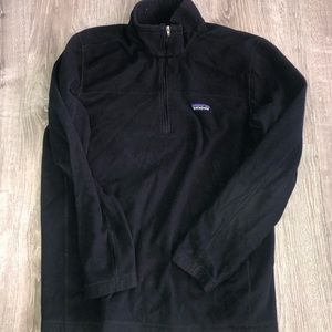 Unisex Patagonia Quarter Zip Fleece. size Large